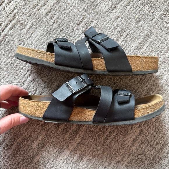 Birkenstock Black Dual-Strap Women’s Sandals - Picture 6 of 7